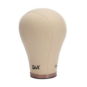 GEX 20"-24"Cork Canvas Block Wig Display